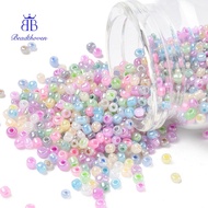 1pound 8/0 Glass Seed Beads Round Hole Rocailles Mixed color 3mm in diameter hole: 0.8mm 10000pcs/po
