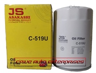 GENUINE JS C-519U Oil Filter for Elf NKR [4BE1 4HF1 4HG1 4HK1] (C519U C-519J C519J Vic C-519 C519 C-
