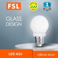 【SG Stock】FSL Brand Led Bulb A50 3W E27 3000K/ 6500K Warm White &amp; Daylight Direct Retrofit DIY for Your Home Lighting