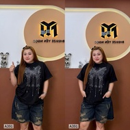 STONE PRINTED T-SHIRT (A391) - Bigsize Yen Ngoc 60-90kg
