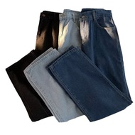 P001 - (VINTAGE BLUE) Jeans Loose Fit Casual Simple Style Denim Seluar Unisex Mini pocket Lelaki Per