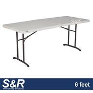 Lifetime Fold In Half Almond Table 6ft 1pc