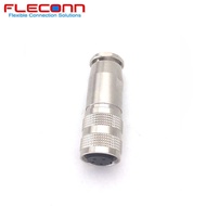 M16 Waterproof Sensor Metal Assembly Type 4Pin Female Connector M16 4-Pin Welding Wire Type Connecto