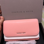 Dompet Charles and Keith Pink Original