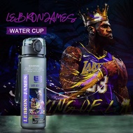 560ML Water Bottle Star Basketball Water Bottle Sports Water Bottle Men Women Kids Portable