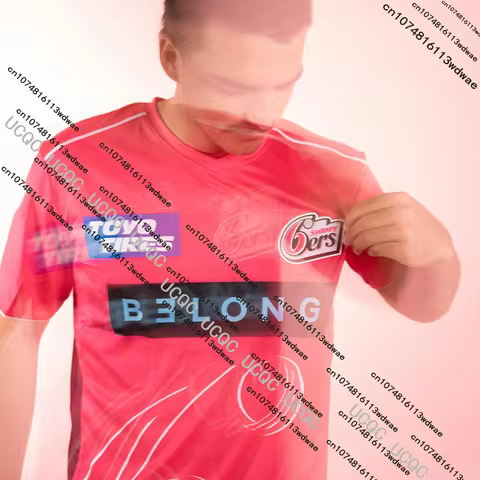 25-26 BBL Hot-selling Australia Cricket Sydney Sixers Jersey Men Tshirt Quick Drying 3D Breathable N