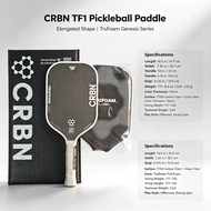 CRBN³ TruFoam Barrage【Elongated】pickleball paddle-100% Foam Core-T700 Carbon Fiber