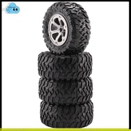 4Pcs 73mm Tire Tyre Wheel for  C14 C24 B24 B36 MN D90 MN-90 MN99S FY003 FY004 RC Car Upgrade Parts A