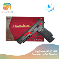 Duty free goods UDL SIG P320 M17, gel blaster toy for boys, semi automatic, 7.4V battery operated, d