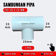 TEE 20X25MM PVC material for strong, thick, durable infut skimmer aquarium pipe tee 20 x 25mm