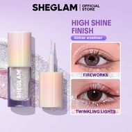 SHEGLAM Party Glitter Eyeliner Liquid Eyeshadow Gel Silver High Shine Eye Liner Pen Makeup Pembayang