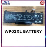 HP WP03XL ZBook Firefly 14 inch G9 EliteBook 830 G9 840 G9 845 G9 1040 G9 Spilt X2 13-M WPO3XL WP035