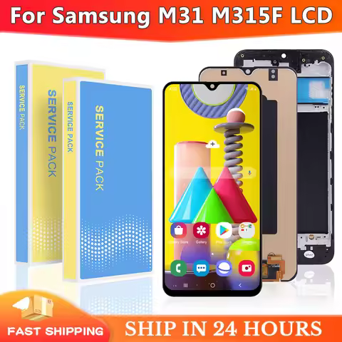 Display For Samsung M31 LCD Display Touch Screen Digitizer Assembly For Samsung M31 M315 M315F SM-M3