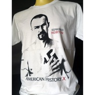 เสื้อวงนำเข้า American History X 1998 Skinhead Nazi Film Movie Punk Retro Style Vintage T-Shirt