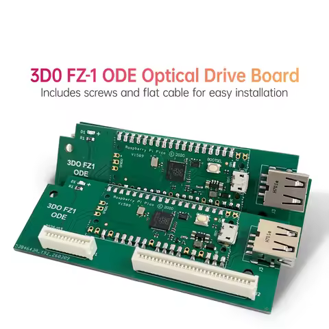 3DO FZ1 ODE Optical Drive Emulator USB MOD Includes Screws And Cable Simple Installation Multi Disc 