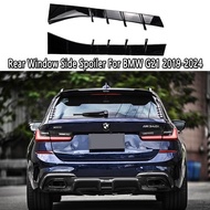 2PCS Rear Window Side  Spoiler Splitter for BMW 3 Series BMW G21 G21 Facelift Touring 2019-2024 Rear