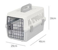 全城熱賣 - 寵物飛機籠飛機籠航空箱托運箱（ATC460灰白(約5KG用 )）