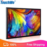 【Free Shipping】TouchWo 32 Inch digital touch screen signage based smart interactive white board Monitor TouchScreen 1080/Display for conference and classroom