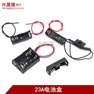 12v23A Battery Box Single Double-Section Doorbell Car Remote Control Two-Section Battery Holder 27a 