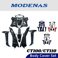 MODENAS CT100 CT110 Full Body Cover Set Kit Color Parts Kriss CT 100 110 Coverset BodySet - Blue Bla