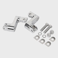 Chrome CNC Aluminum Male Mount Foot Peg Extensions Bracket For Harley Sportster Touring Road King Gl