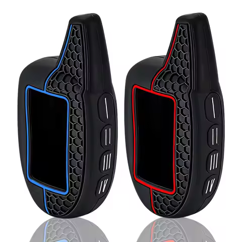 New Fashion M7/M8/M9 Silicone Key Case for Scher-khan Magicar 7/8/9/10/11/12 101 LCD Two Way Car Ala