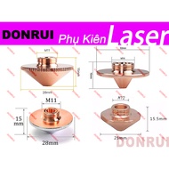 Dual Laser Cutting Nozzle (2 layers)va(1 layer) D28 D25 M11 M12 H15 D32 M14 Trumpf EAA/EAU Laser Noz