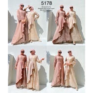 LS156 Athayya Brukat Dress | Women's Luxurious Brukat Eid Dress for Bukber Wedding | Raya Collection