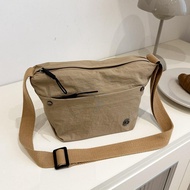 Trendy Casual Sling Bag Unisex Large-capacity Solid Shoulder Bag Sports Color Bag Crossbody Q6h4