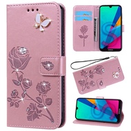 Rose Flower Wallet Stand Case for Samsung Galaxy A13 A33 A53 A12 A22 A32 A42 A52 A51 A71(4G) A22S A52S Luxury Leather Flip Book Cover