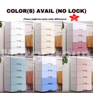 New Arrival Upgraded Quality Solid Sturdy 45cm storage cabinet drawer box 5/6/7 tiers organiser Plastic Furniture space saver container multilayer simple colourful toilet kitchen bedroom cabinet with wheels  lock Anti Fall Easy Move kids