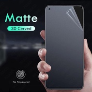 Full cover matte hydrogel film for Oppo A 94 54 74 95 A Reno 7Z 5Z oppo F19 A94 A54 A74 Reno5 Z Reno7 Z 5G 4G frosted soft hydrogel film screen protector, Not Tempered Glass