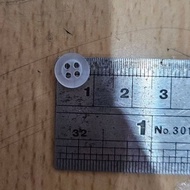 [ 12 pcs ] 14L 0.9cm collar buttons color 001P per dozen