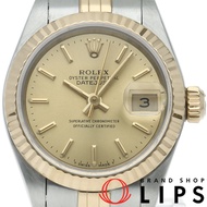 勞力士 Datejust 女士腕錶 69173(X)，附錶盒、保固卡，18K 黃金/不鏽鋼材質，顏色錶盤，1991 年產，成色極佳 [二手]