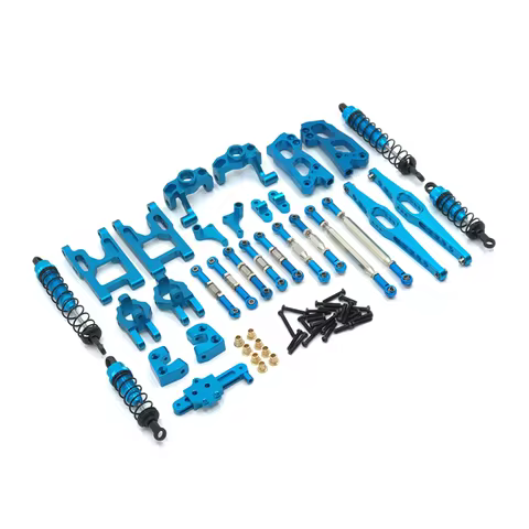 for WLtoys RC Car 12427 12428 12423 FY-03 Metal Modified Parts, Upgrade Kits Such As Steering Group,