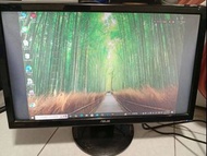 ASUS華碩 24吋電腦螢幕 VH242 白霧化瑕疵 零件機 監視器 陽台