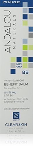 Andalou Naturals Vitamin C BB Beauty Balm, Sheer Tint, SPF 30, 2 oz, Protects, Brightens with Vit...