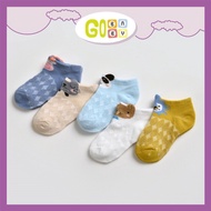 GOSHOP BABY CHILDREN'S SOCKS ANIMAL PRINTED BABY SOCKS 0-3 YEARS