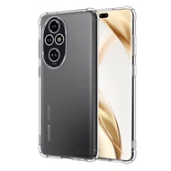 Honor 200 Pro เคสโทรศัพท์ซิลิโคนกันกระแทกเคสโปร่งใสสำหรับ Honor 200 Honor 200 Pro เคสหลัง2024