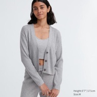 New UniqloCardigan Kardigan Rajut Rib Washable Lengan Panjang