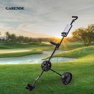 [Garende] Golf Bag Carrier Cart with 2 Wheel Foldable Iron Professional Golf Push Cart