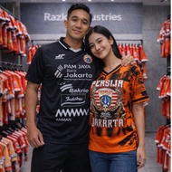 Original Persija Premium 2026 Jersey – Jakmania Distro Football Shirt Black & Orange for Men and Wom