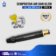 Kepala Semprotan Air Hitam Lurus 3 Penyiraman Jet Spray Taman Cuci Mobil Motor COD