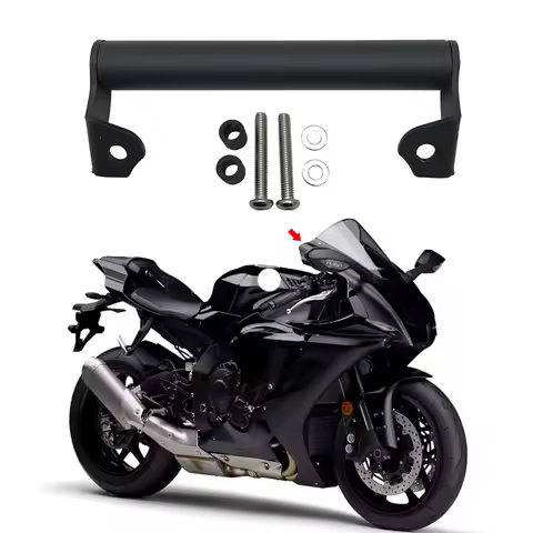 GPS Phone Navigation Bracket Front Bar Phone Holder Mount Stand For Yamaha YZF-R1M YZF-R1 YZFR1 YZF 