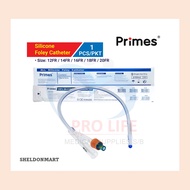 [EXP: 2027] PRIMES 100% SILICONE FOLEY CATHETER (12FR/14FR/16FR/18FR/20FR)