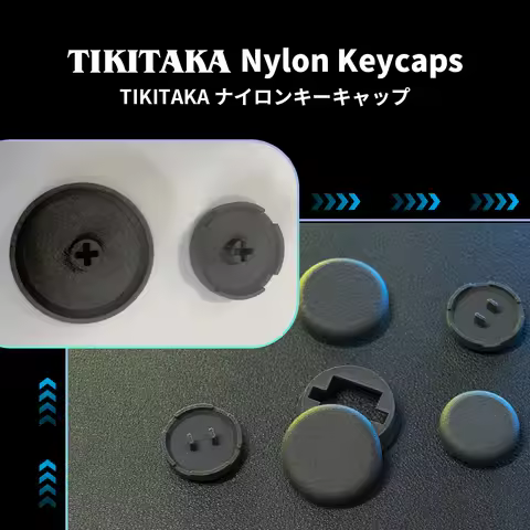 TIKITAKA Hitbox Nylon Button Keycaps Fighting Game Joystick Controller Accessories Arcade Fighting S