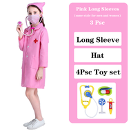 LUXA Doctor Costume for Kids Boy Cosplay Costumes Children Uniform Halloween Nurse Costume for Kids 