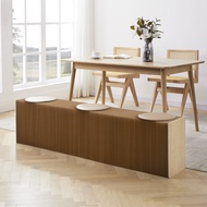 Foldable Accordion Chair Furniture DINING CHAIRS Leather Paper New Art Long Bench Sofa Nordic Style