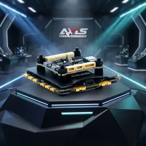Heavy Load Axisflying ARGUS PRO F722 100A Stack Input 100A Continous Current Aluminum Heat Dissipati