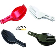 PRIMUS Folding Spork ช้อนและส้อมแบบพับได้ น้ำหนักเบา ผลิตจากพลาสติก PC Spork ทนความร้อน